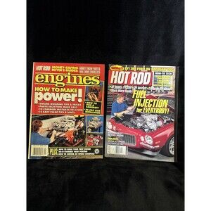 Vintage December 1998 Hot Rod Engines Magazines Rockabilly Retro Camaro Chevy